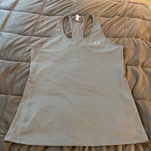 A greenish under armour loose tank top size medium